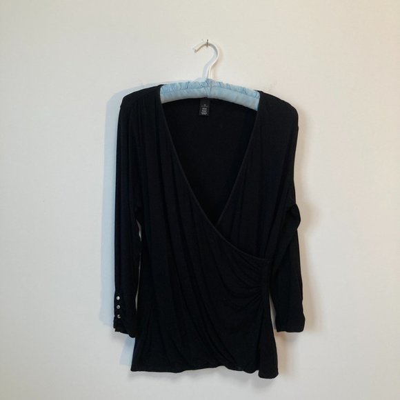 Faux wrap top - Picture 6 of 8